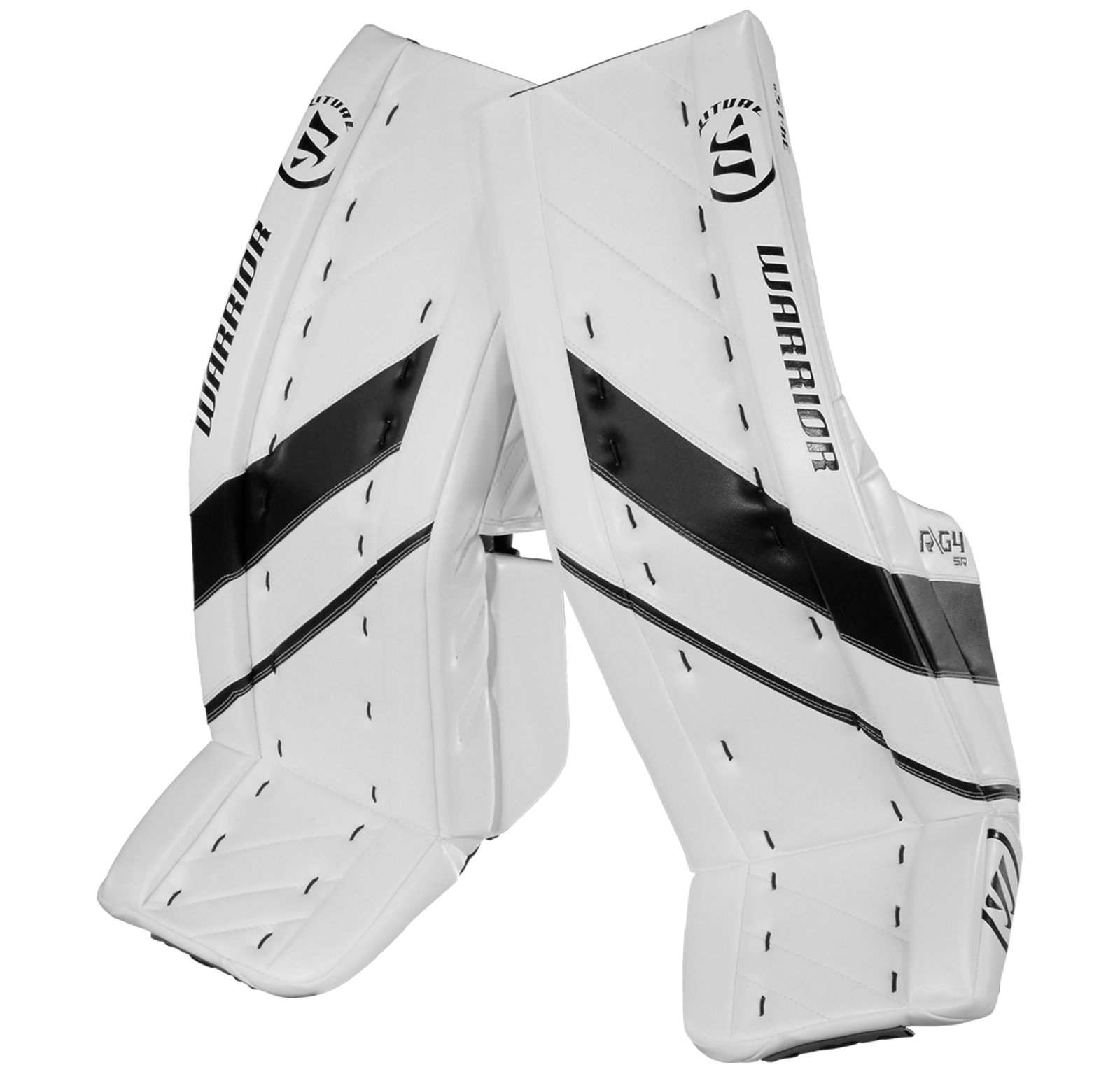 G4 SR Leg Pad, White with Black image number 0