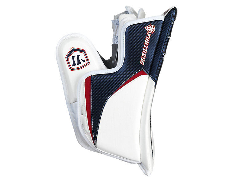 Fortress Blocker, White with Navy &amp; Red image number 1