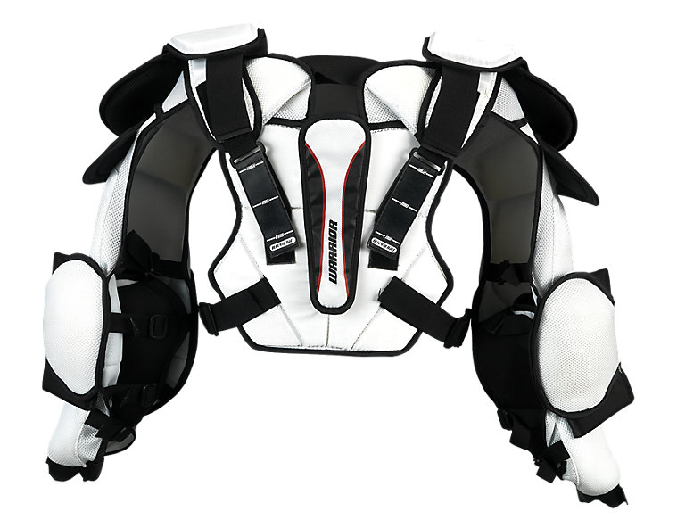 Swagger Chest Protector, White with Black &amp; Red image number 1