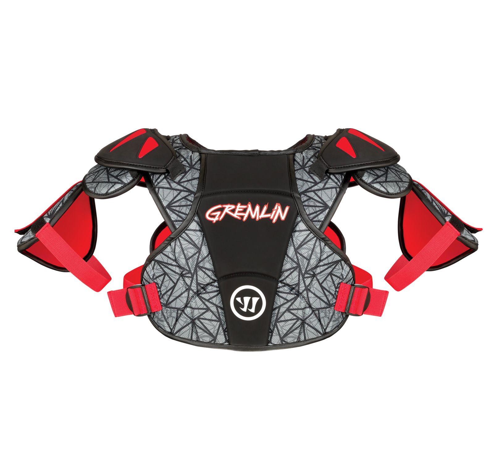 Gremlin Fatboy Shoulder Pad, Black with Red image number 1