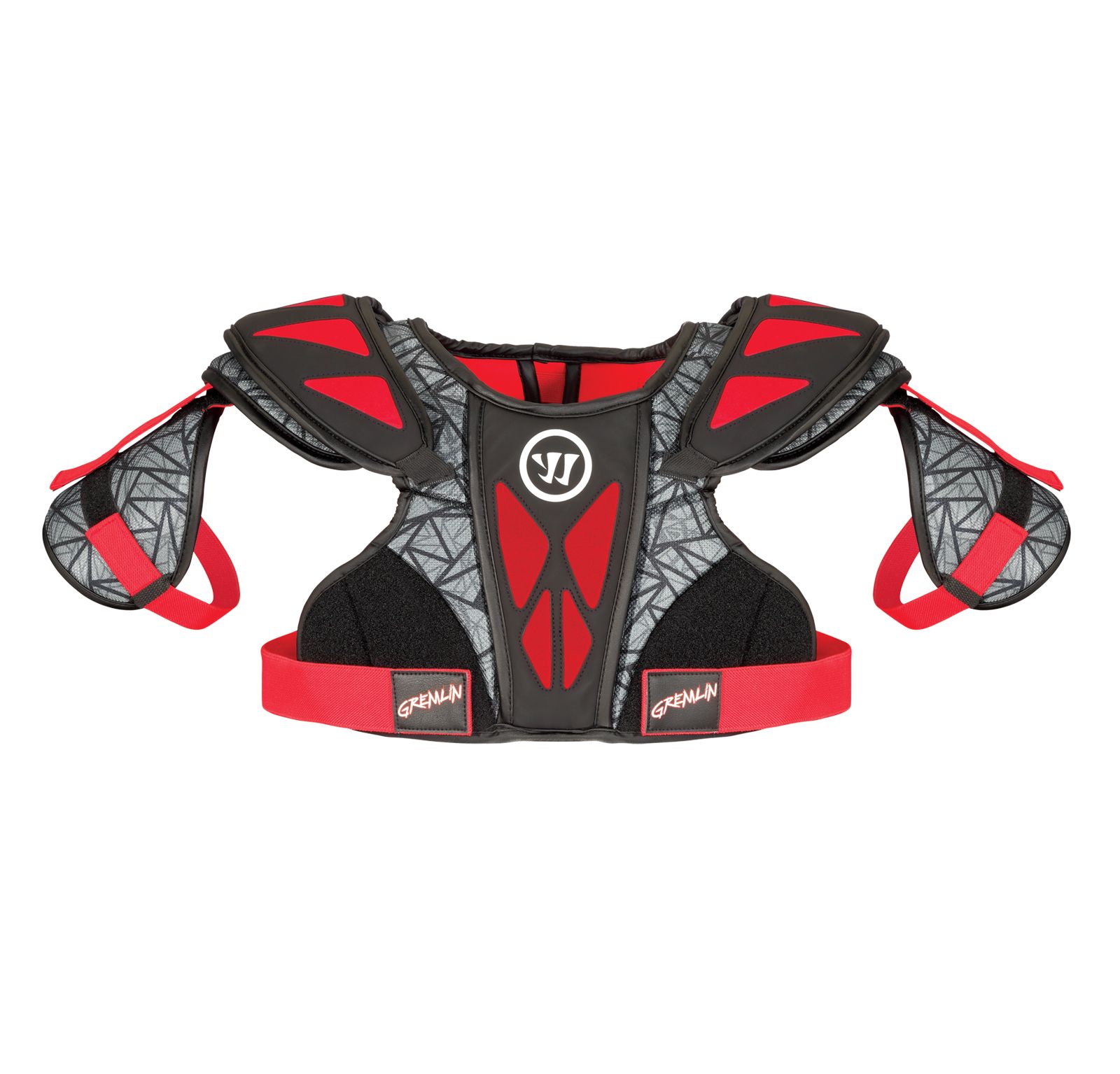 Gremlin Fatboy Shoulder Pad, Black with Red image number 0