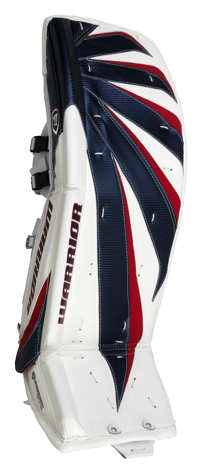 Fortress Leg Pads, White with Navy &amp; Red image number 0