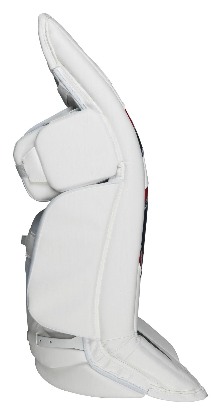 Fortress Leg Pads, White with Navy &amp; Red image number 3
