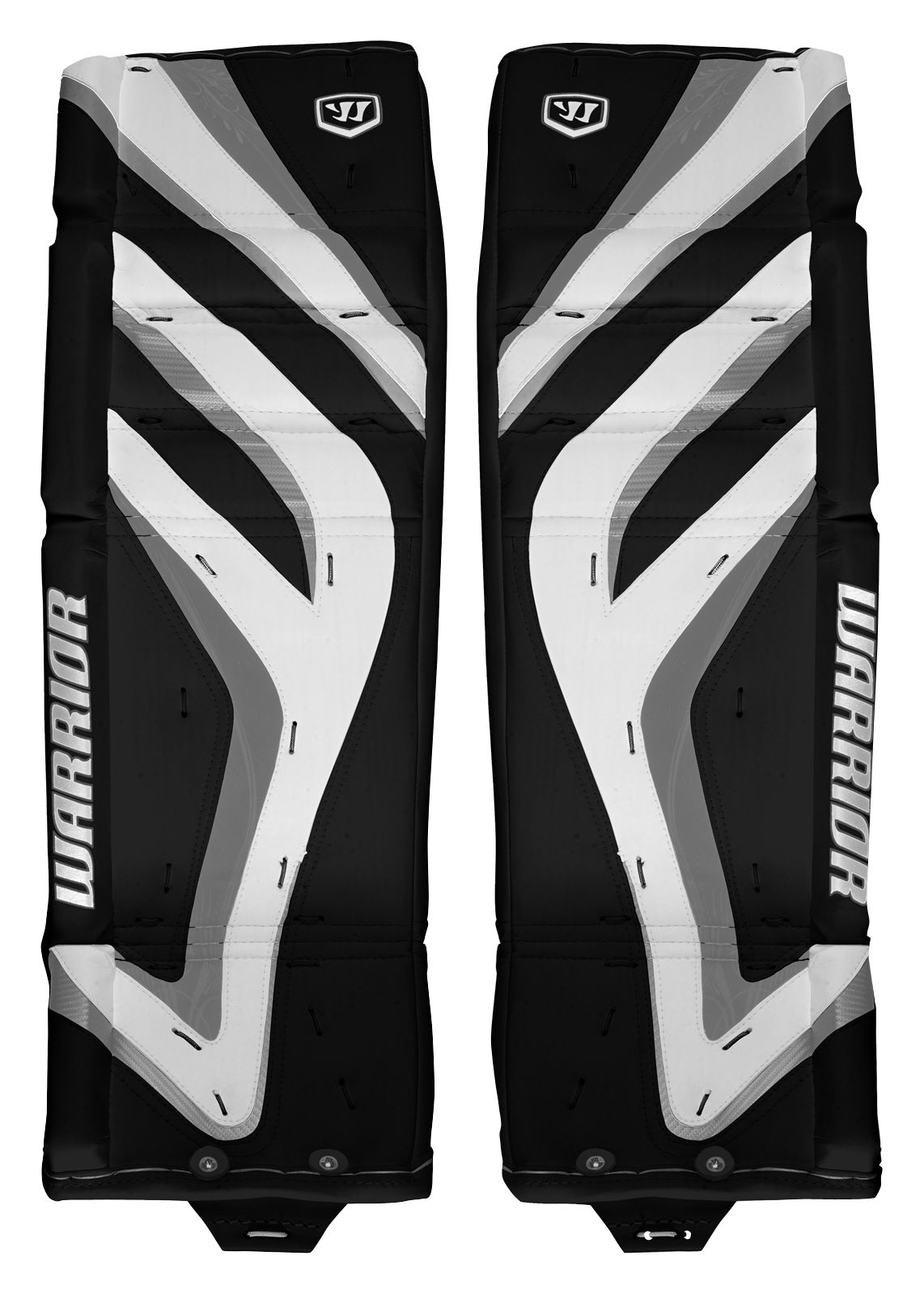 Messiah Leg Pads, Black with White &amp; Silver image number 0
