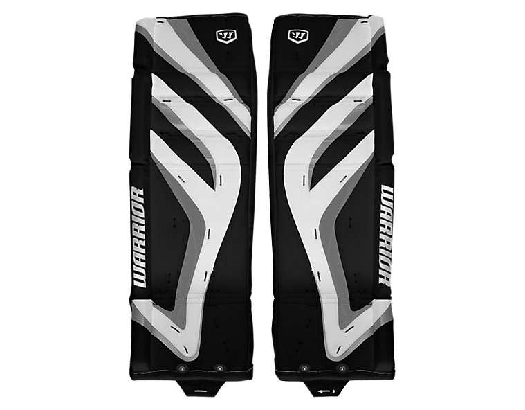 Messiah Leg Pads, Black with White &amp; Silver image number 0