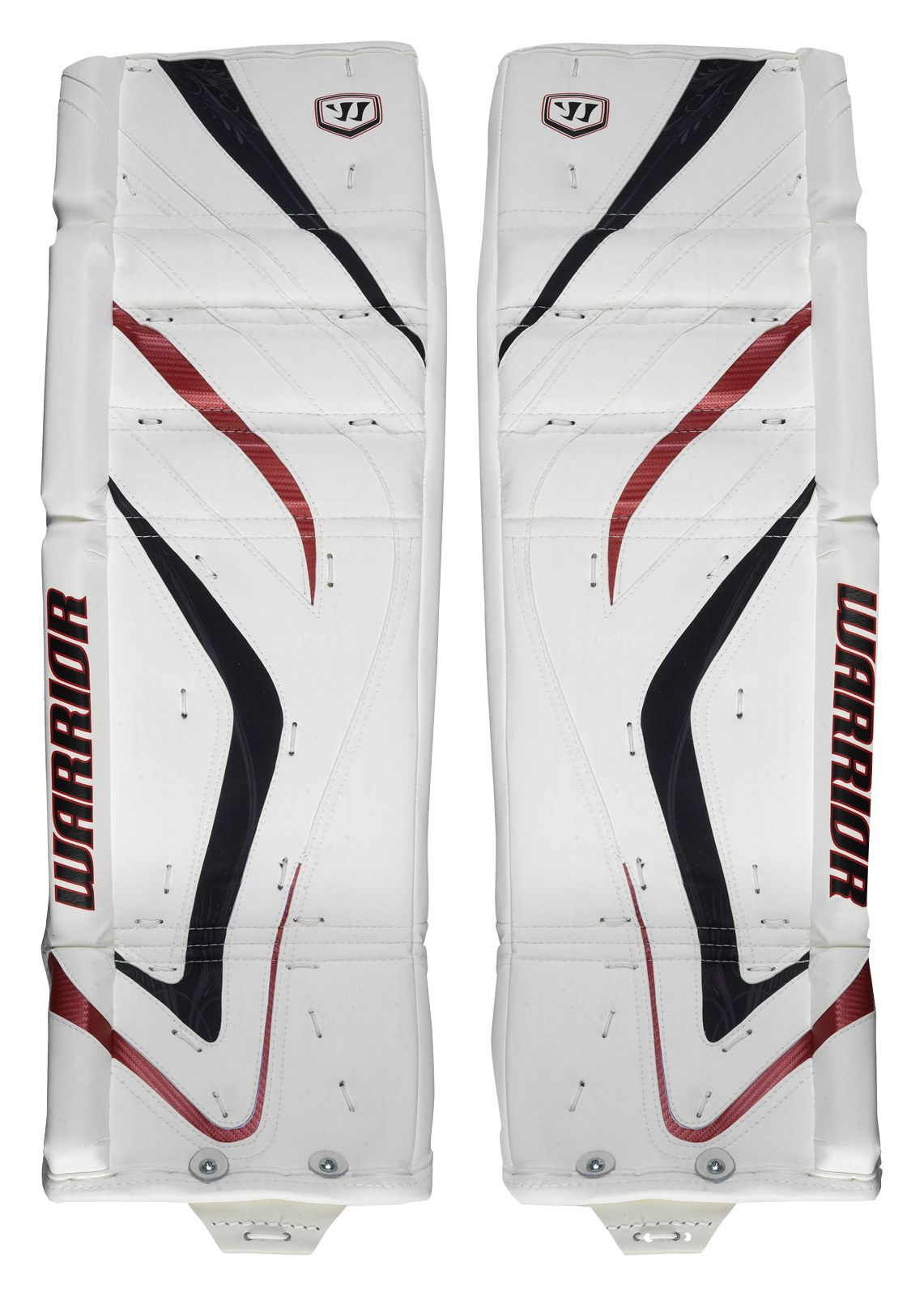 Messiah Leg Pads, CHI White with Black &amp; Red image number 0
