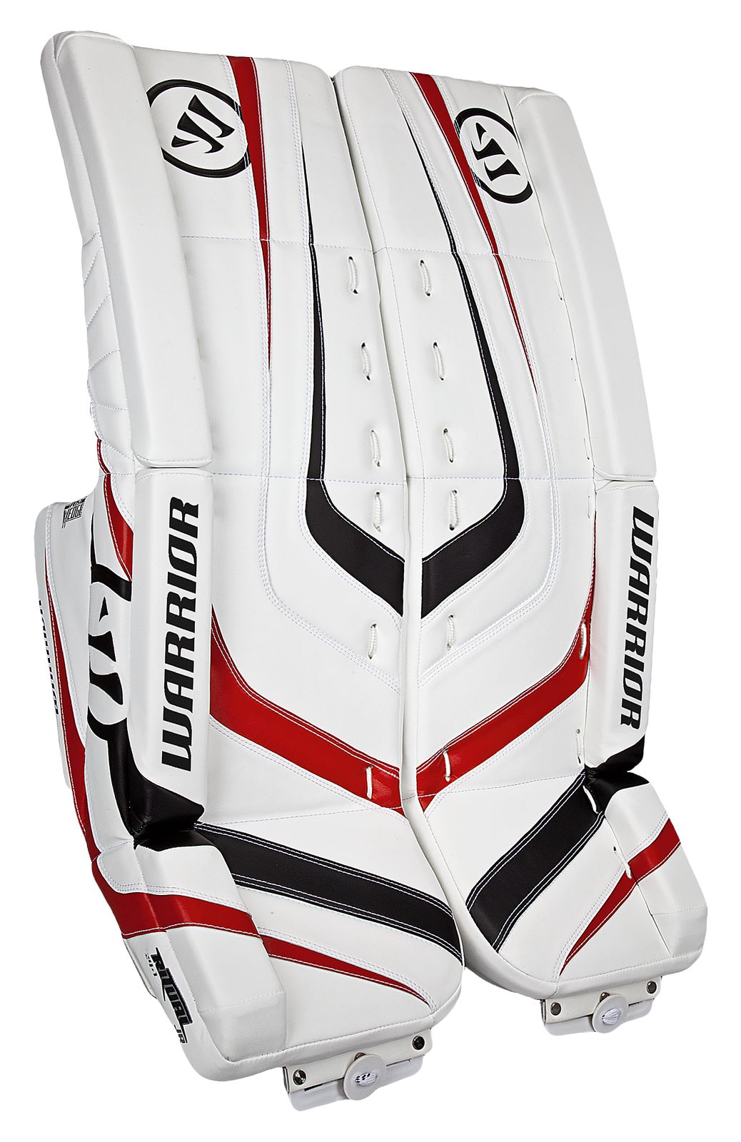Ritual Jr Leg Pad, White with Black &amp; Red image number 0