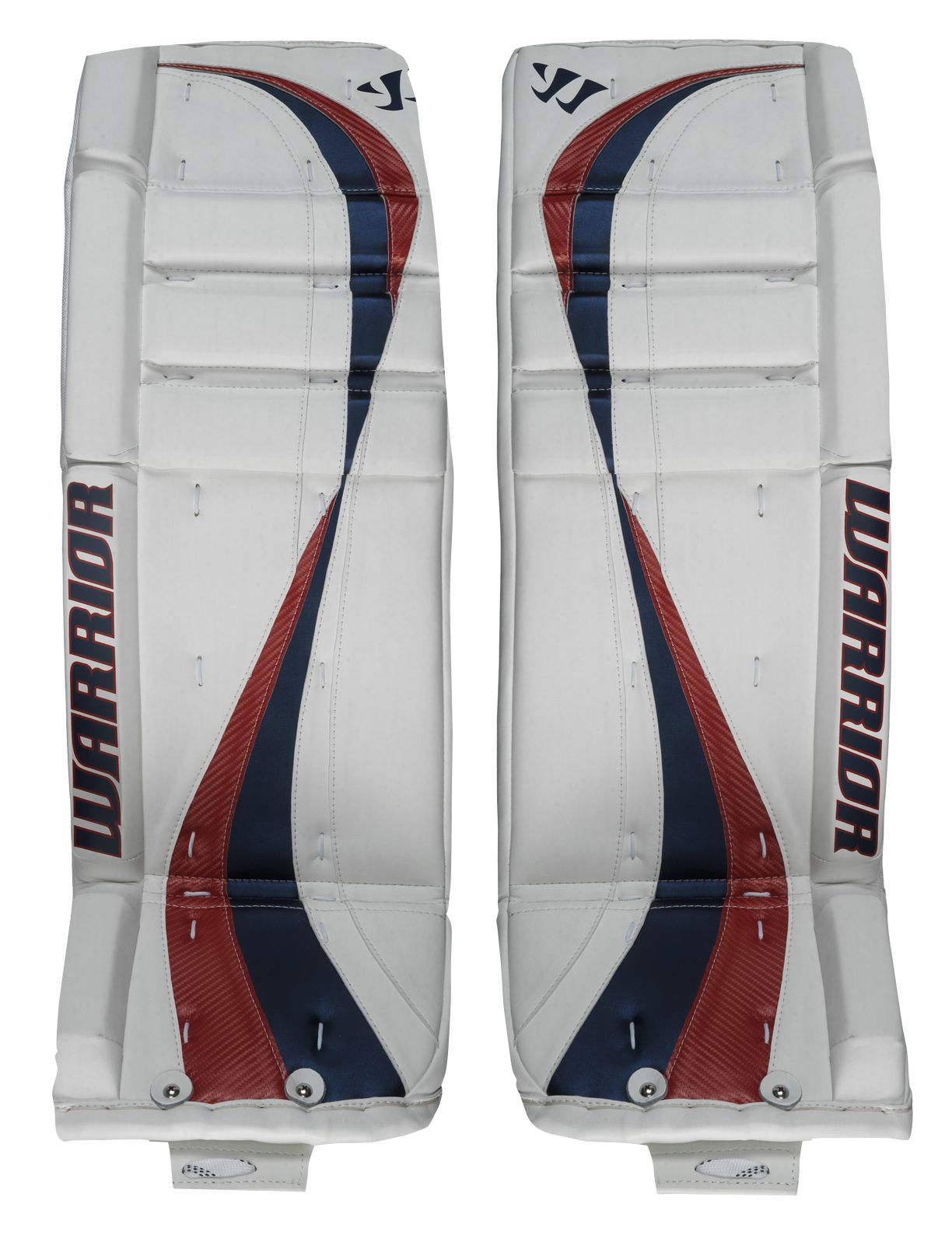 Swagger Leg Pads, White with Navy &amp; Red image number 0