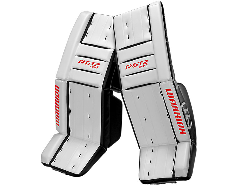 GT2 Pro Classic Leg Pad, White with Black & Red image number 0