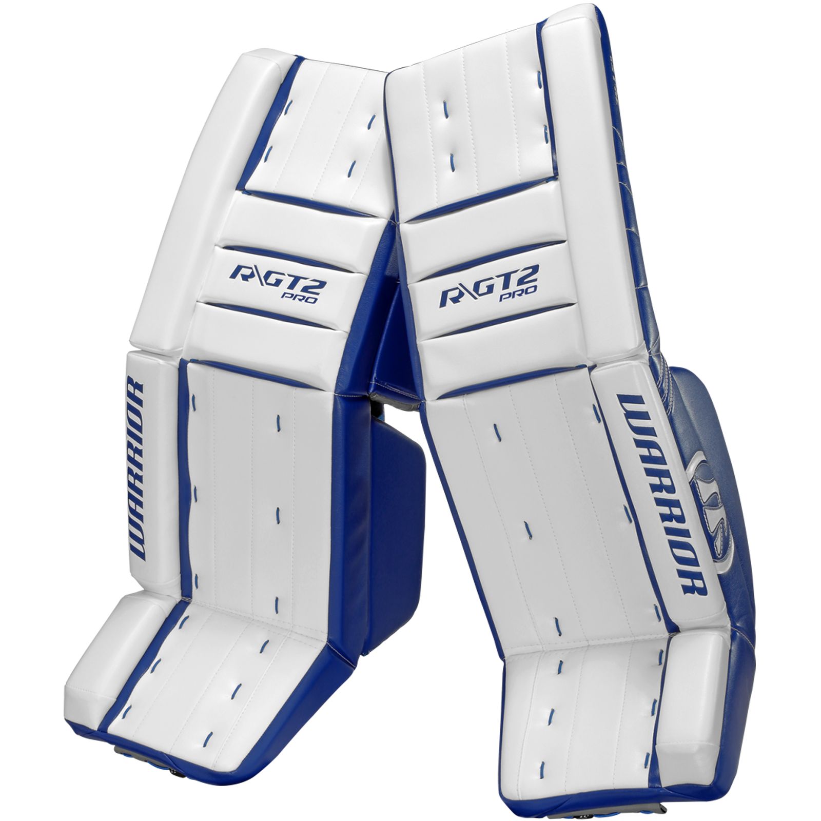 GT2 Pro Classic Leg Pad, White with Royal Blue image number 0