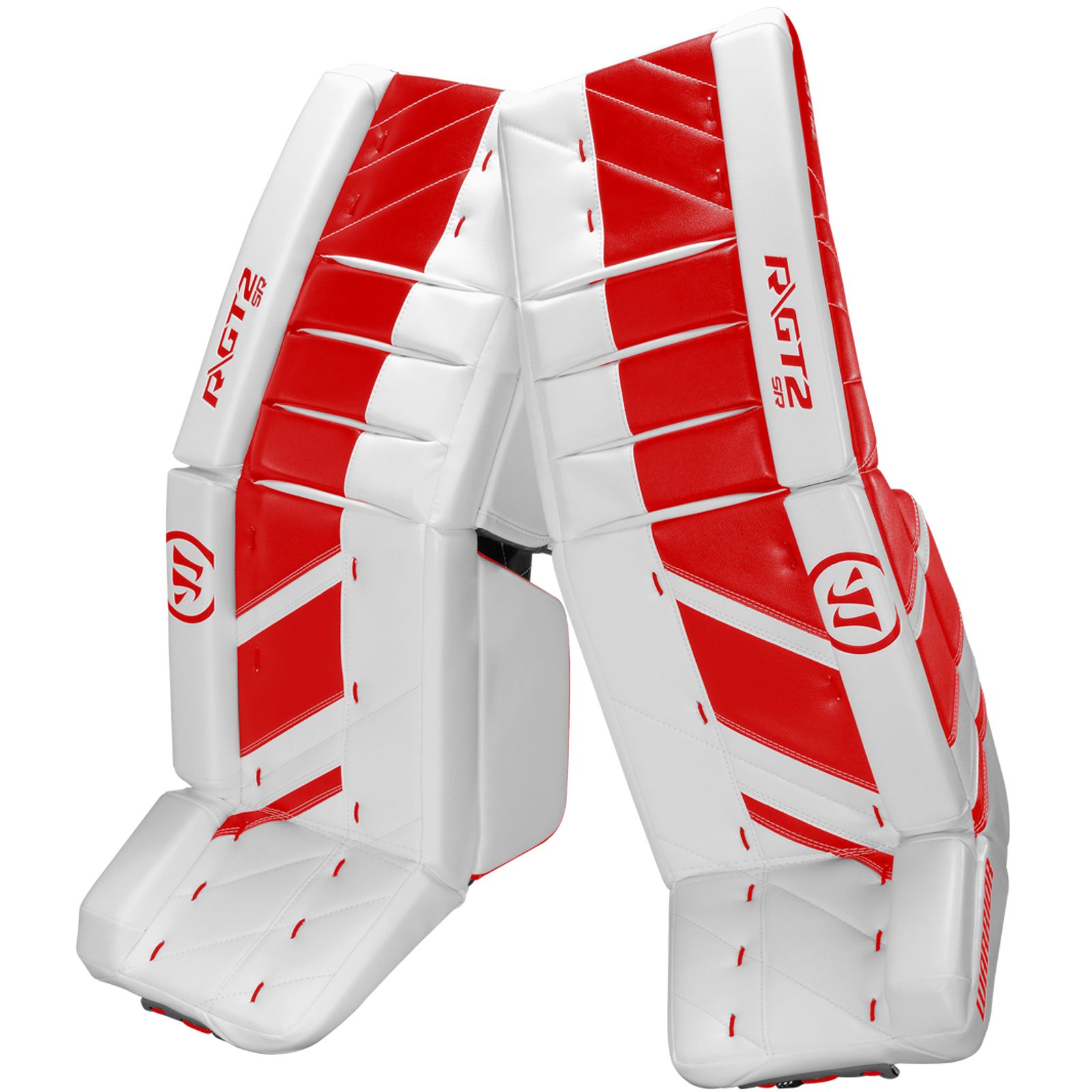 GT2 SR Leg Pad, White with Red image number 0