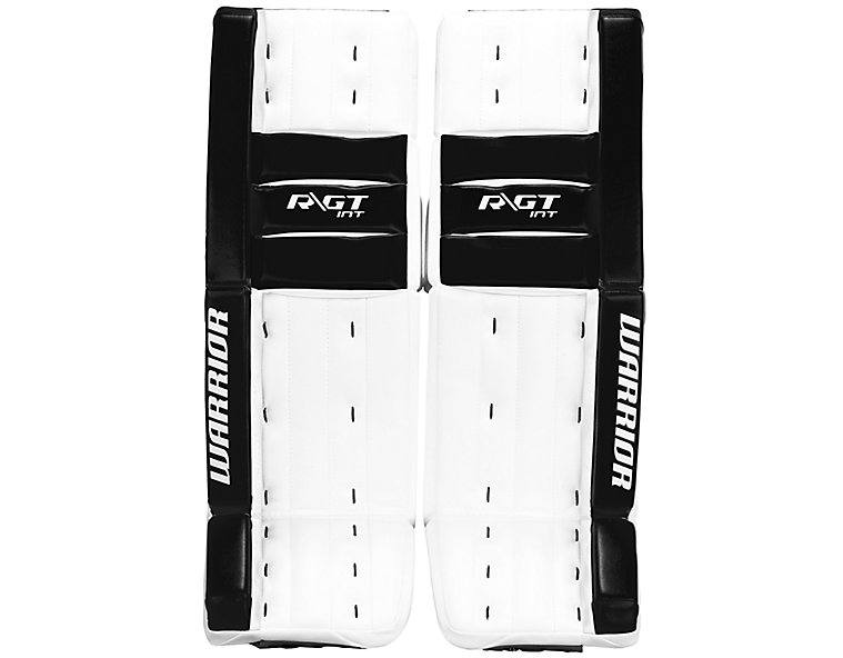 Ritual GT INT Classic Leg Pads, White with Black image number 0