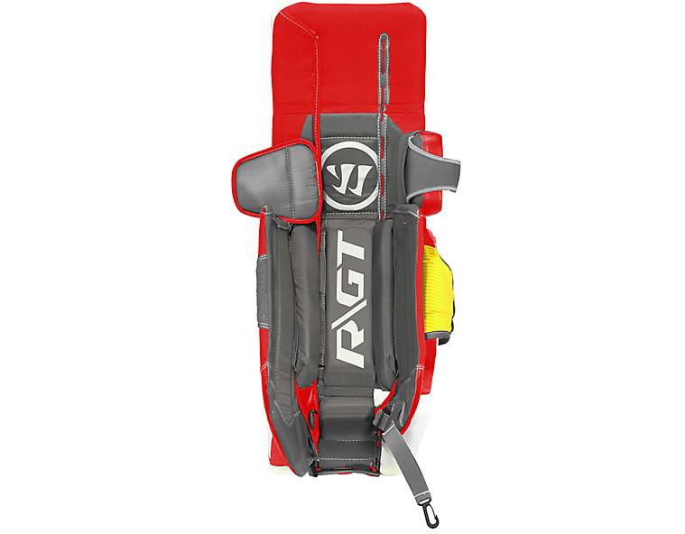 Ritual GT INT Classic Leg Pads, White with Red image number 1