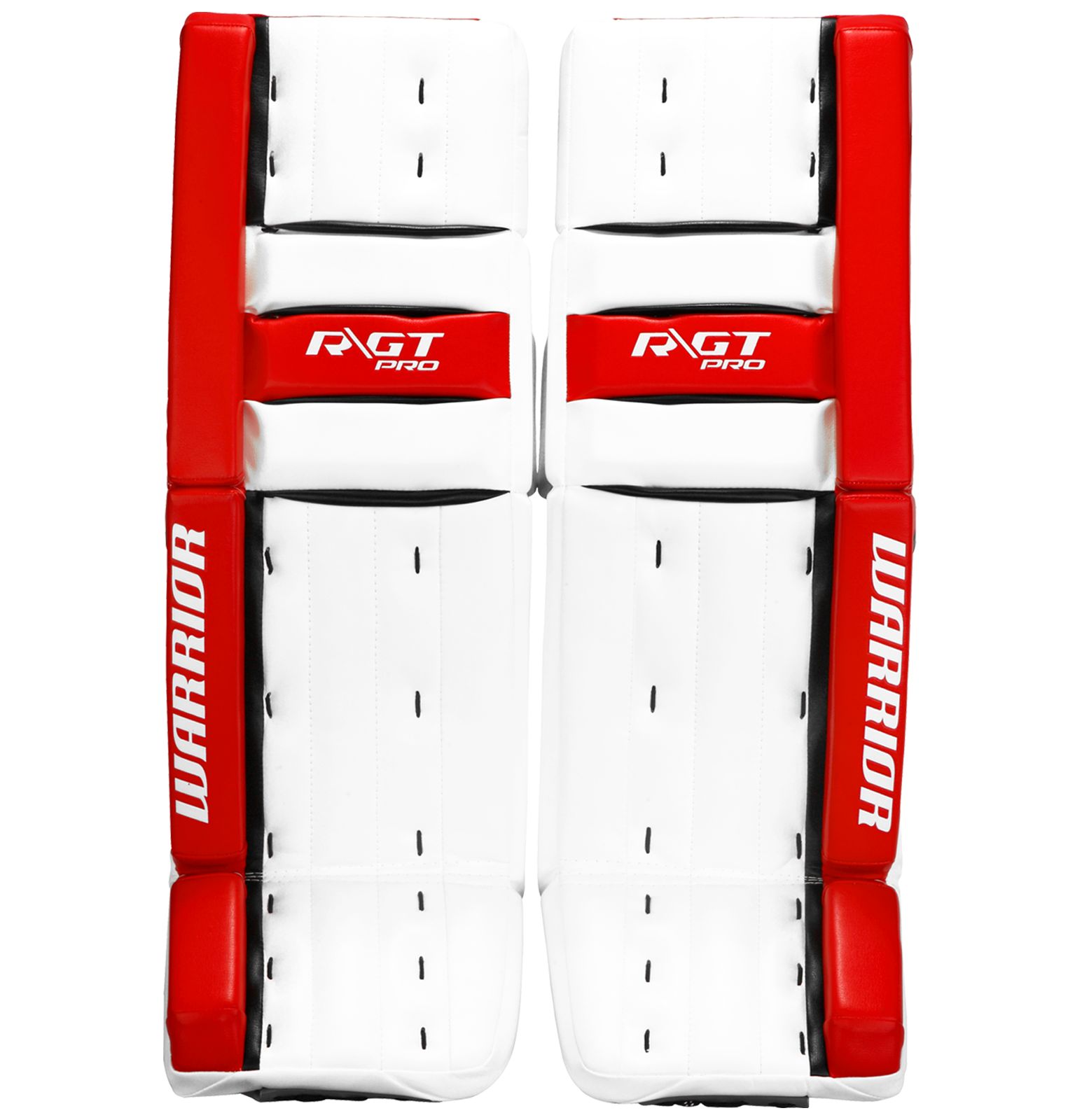 Ritual GT Pro Classic Leg Pads, White with Black & Red image number 0