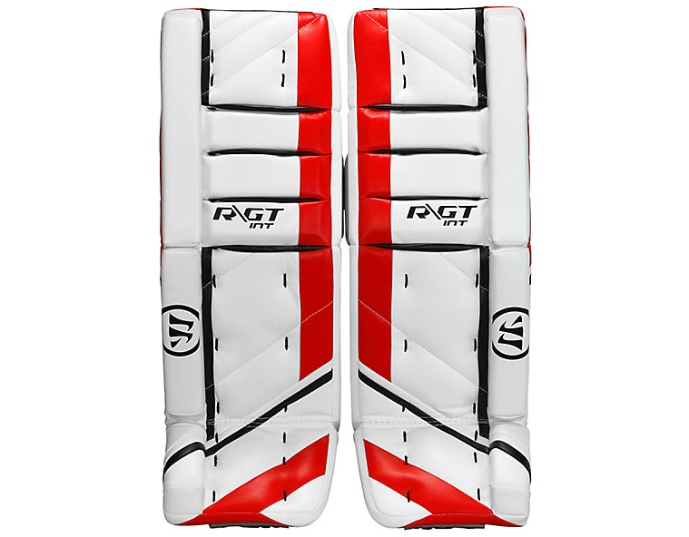Ritual GT INT Leg Pads, White with Black & Red image number 0