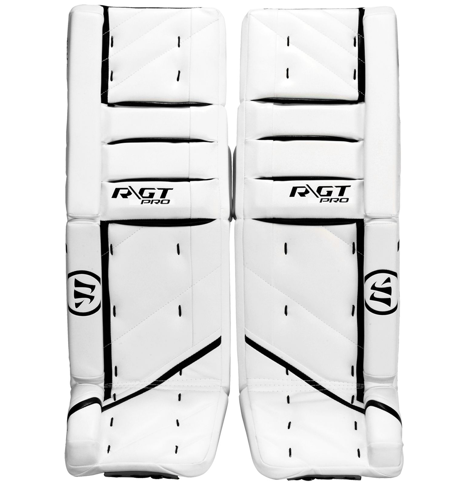 Ritual GT Pro Leg Pads, White with Black image number 0