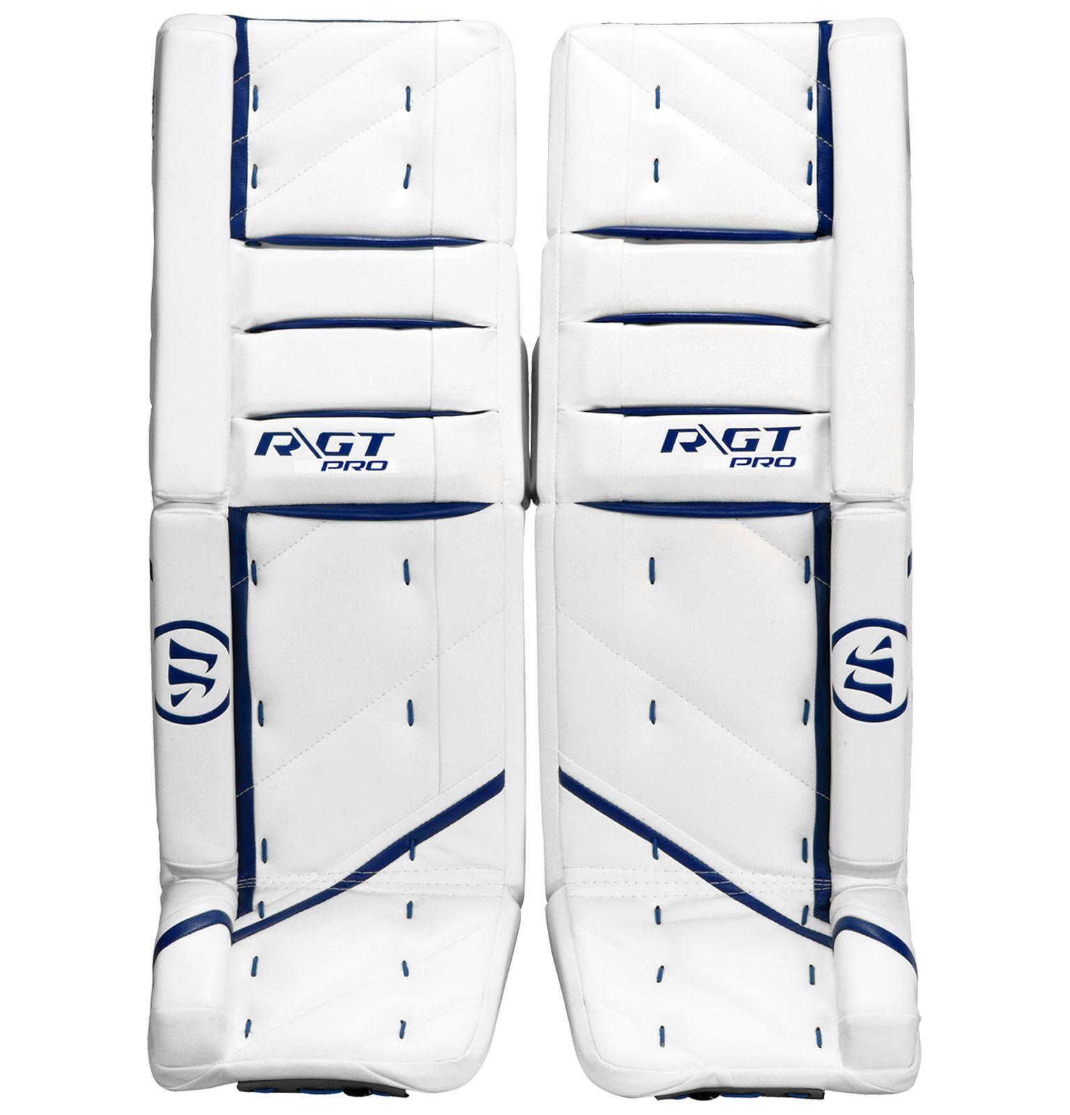 Ritual GT Pro Leg Pads, White with Royal Blue image number 0