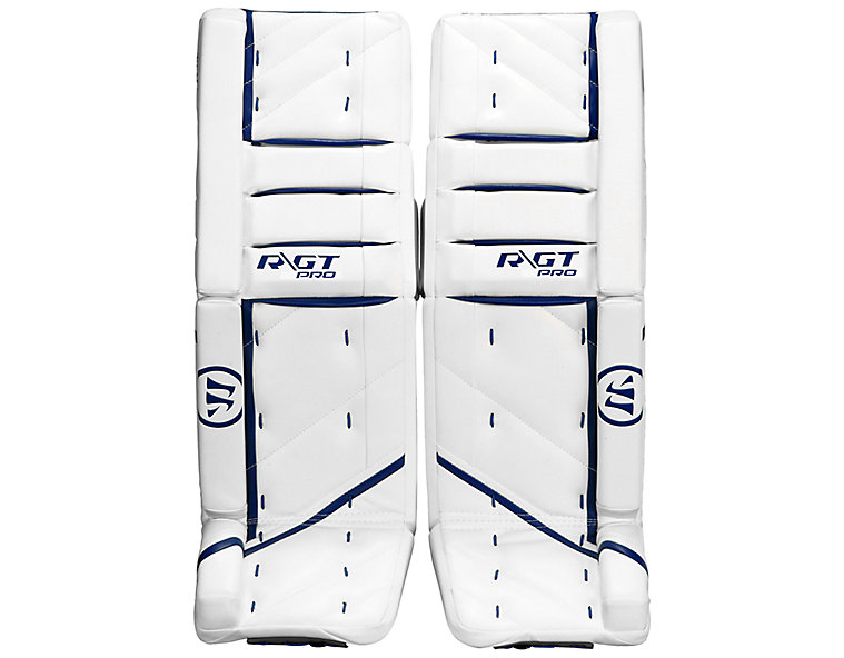 Ritual GT Pro Leg Pads, White with Royal Blue image number 0