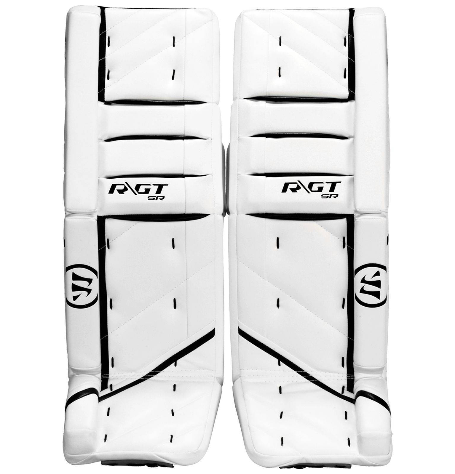 Ritual GT SR Leg Pads, White with Black image number 0