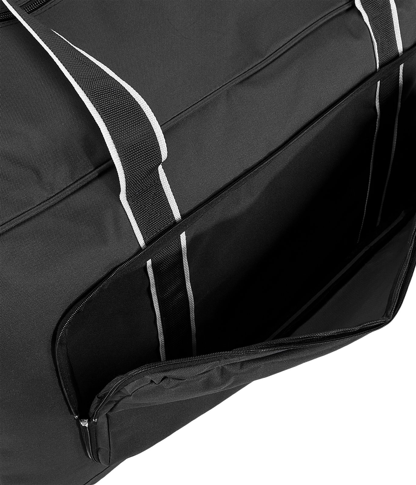 Team Duffel Bag Large, Black with White image number 0