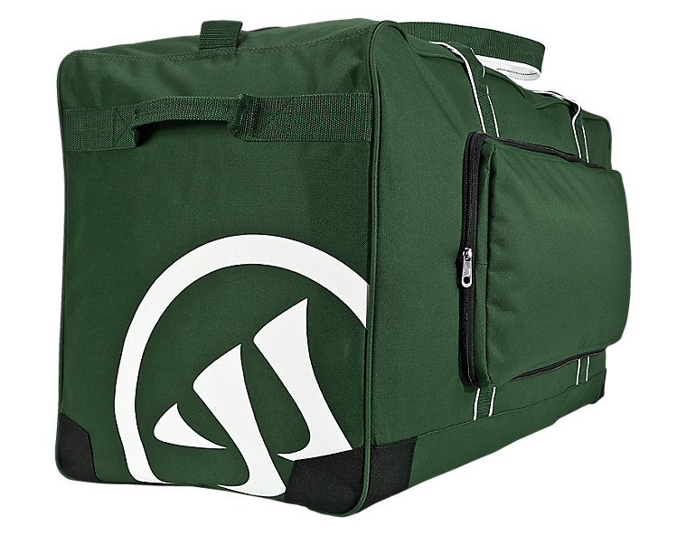 Team Duffel Bag Large, Forest Green with White image number 2