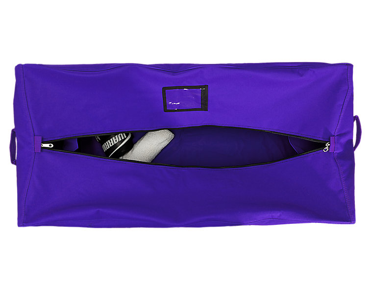 Team Goalie Duffel Bag, Purple with White image number 4