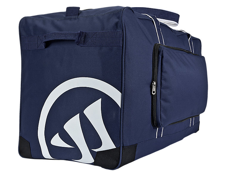 Team Duffel Bag Large, Navy with White image number 2