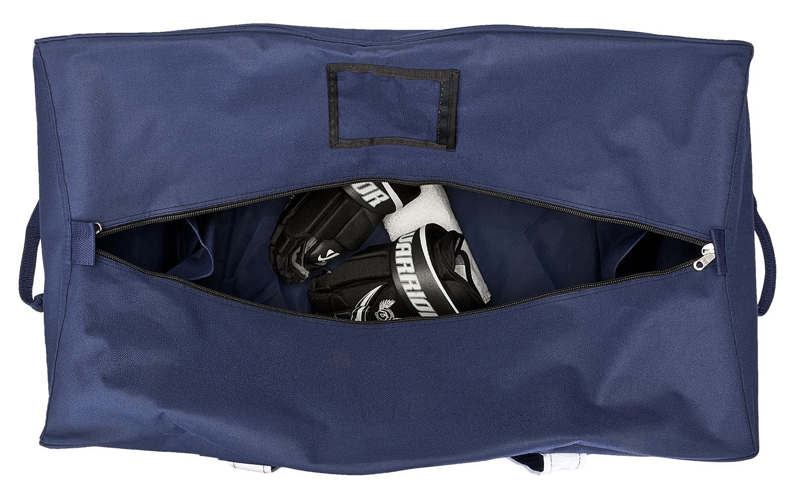 Team Duffel Bag Large, Navy with White image number 4