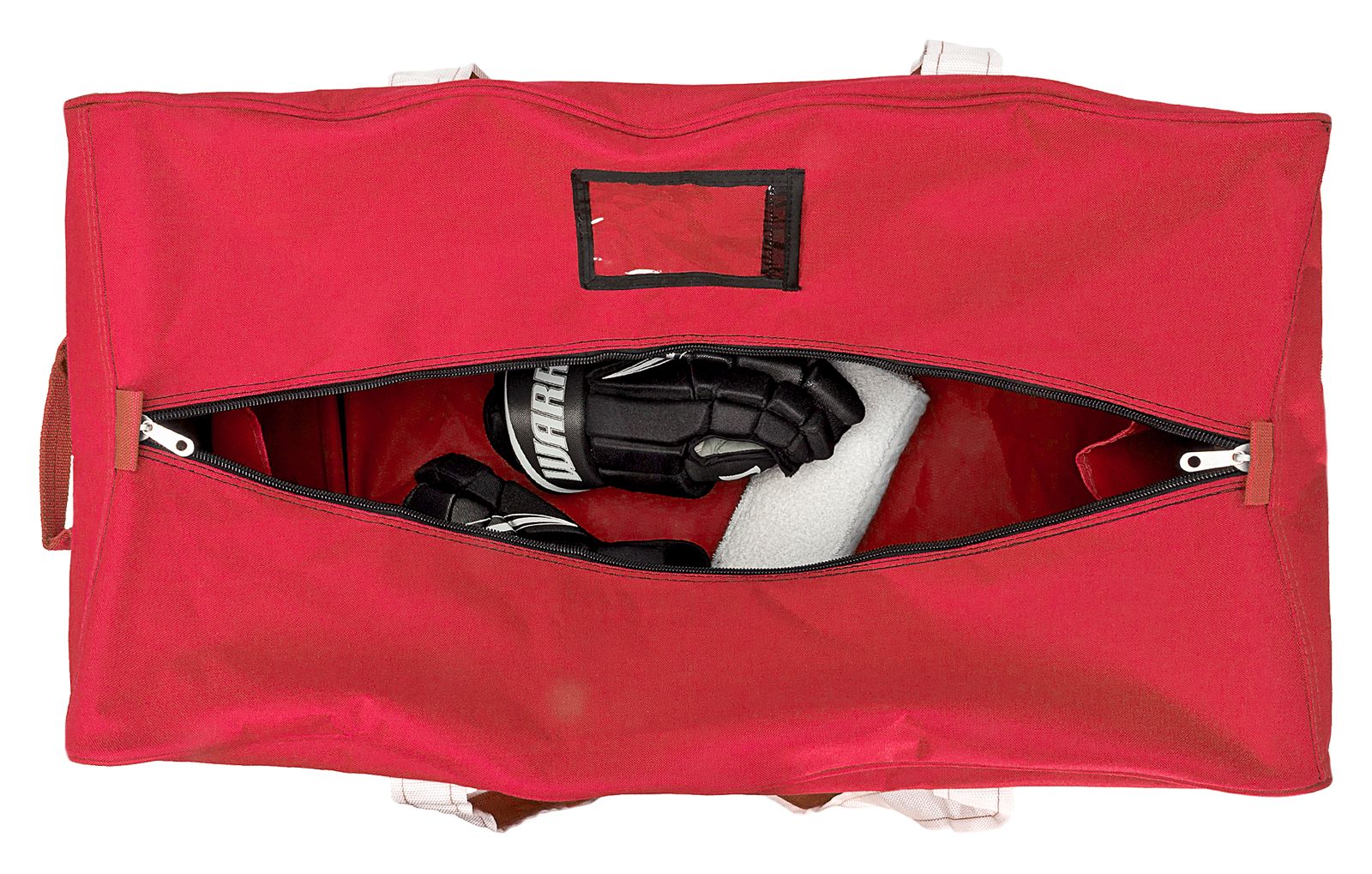 Team Duffel Bag Large, Red with White image number 4