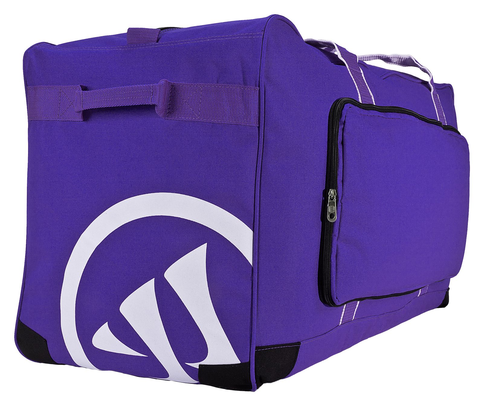 Team Duffel Bag Medium, Purple with White image number 2