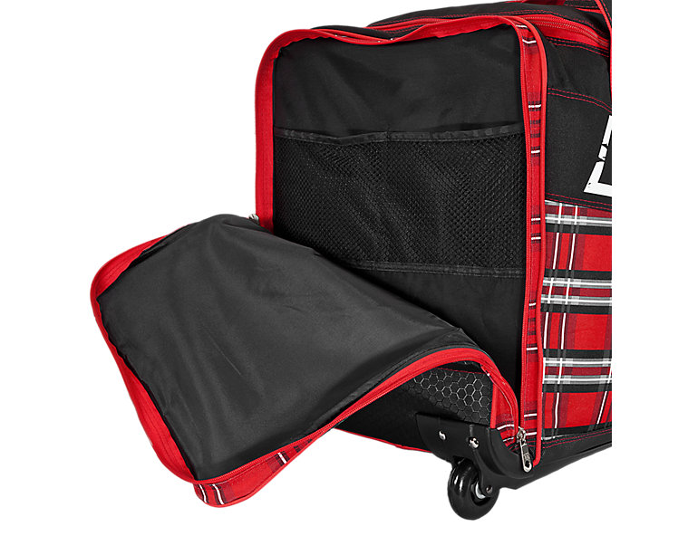 Vandal Roller Bag Senior, Black with Red &amp; Grey image number 2
