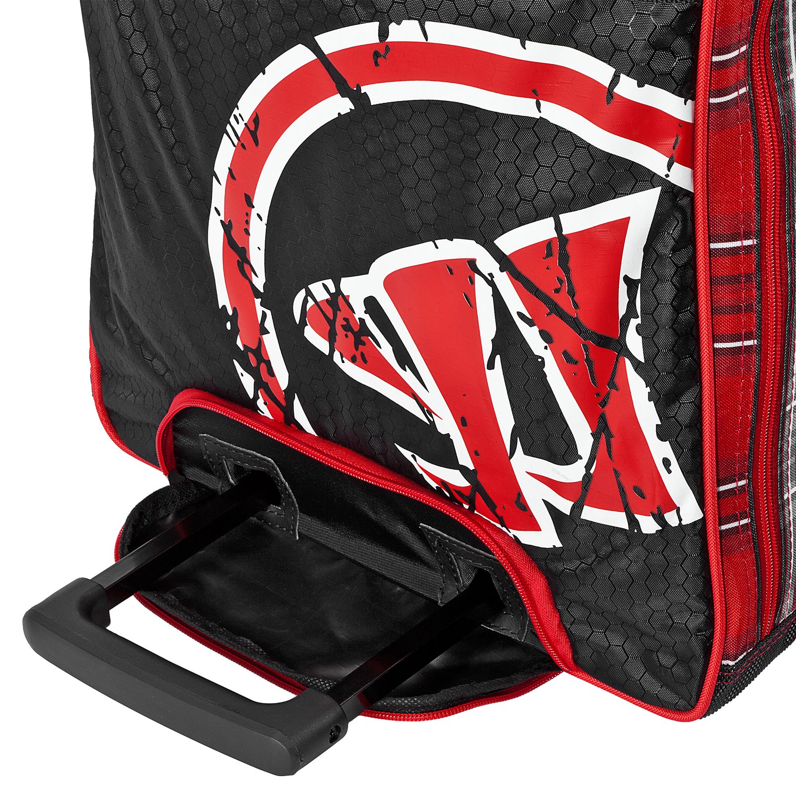 Vandal Roller Bag Senior, Black with Red &amp; Grey image number 4