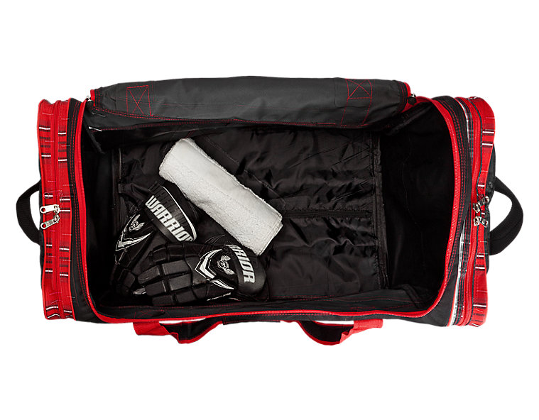 Vandal Roller Bag Senior, Black with Red &amp; Grey image number 5