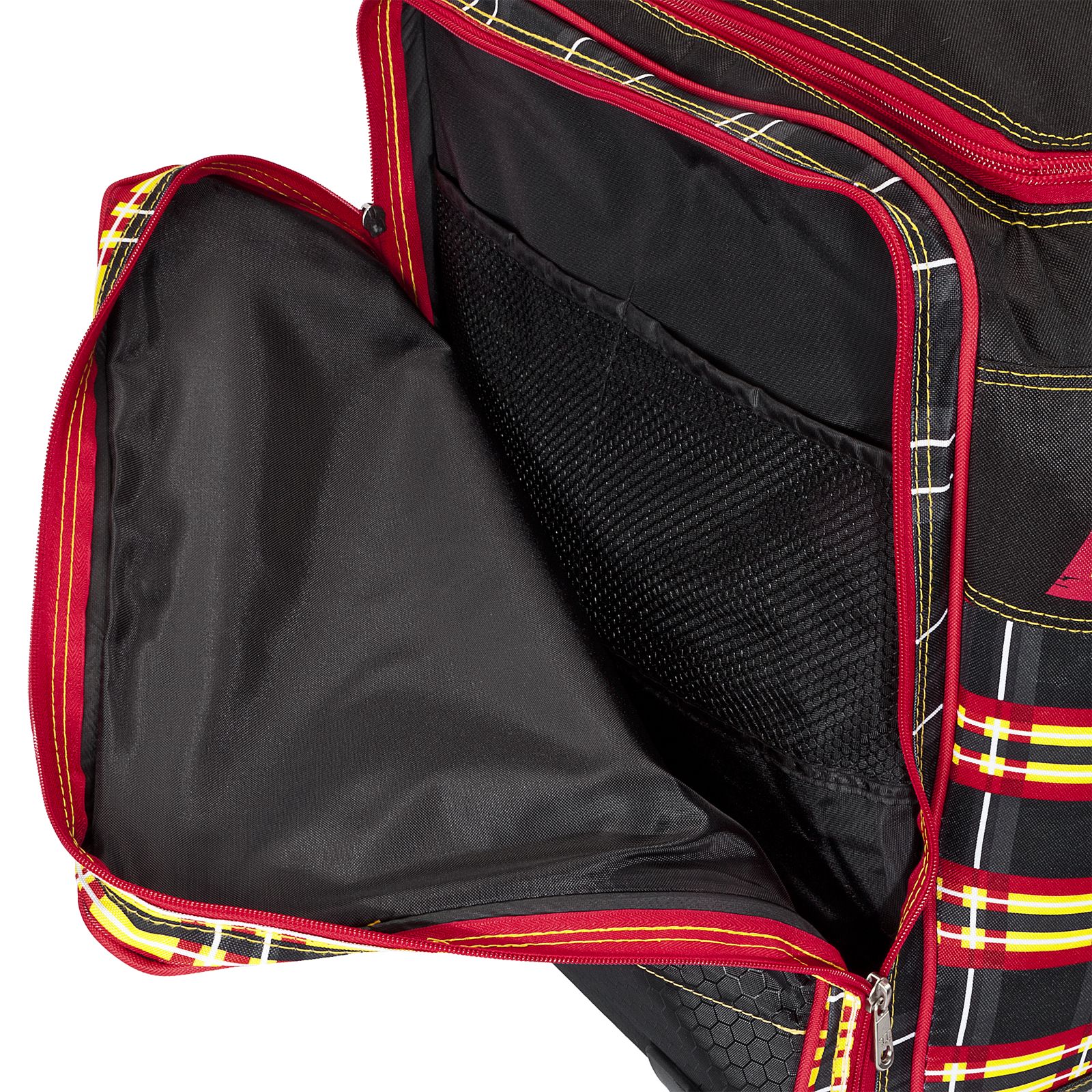 Vandal Roller Bag Senior, Black with Yellow &amp; Red image number 4