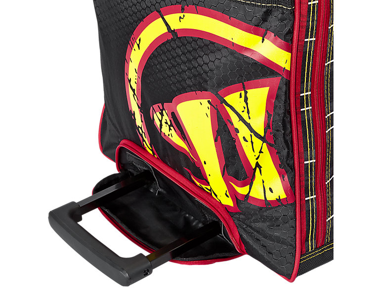 Vandal Roller Bag Junior, Black with Yellow &amp; Red image number 2