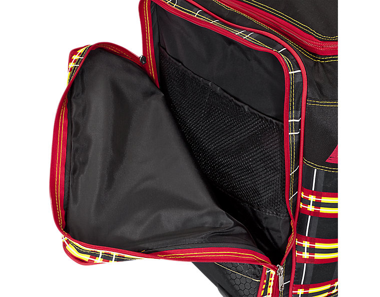 Vandal Roller Bag Junior, Black with Yellow &amp; Red image number 4