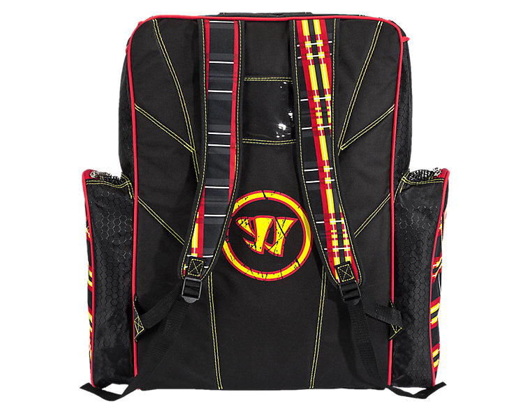 Vandal Carry Backpack, Black with Yellow &amp; Red image number 2