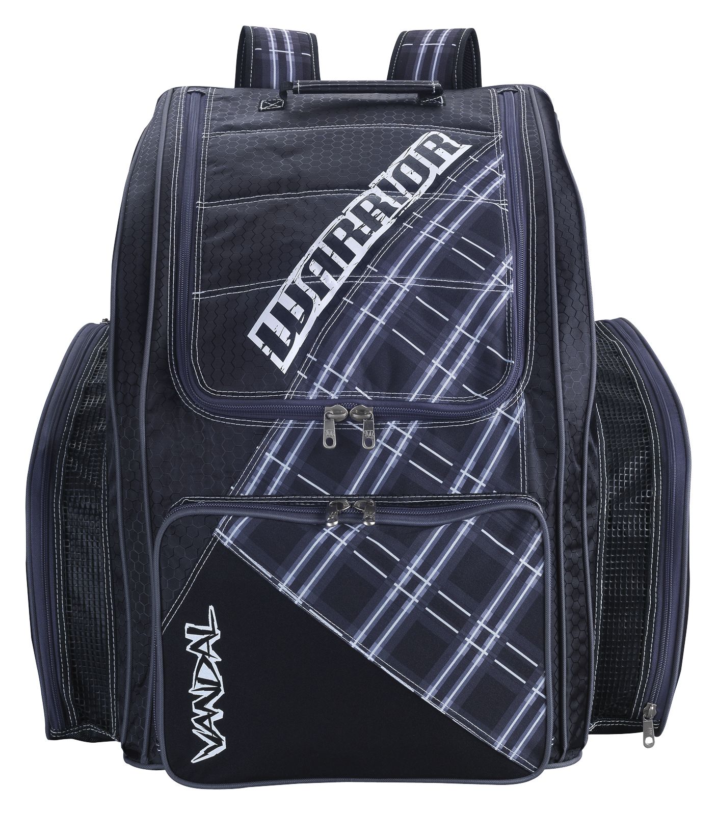 Vandal Carry Backpack, Navy with White &amp; Grey image number 0
