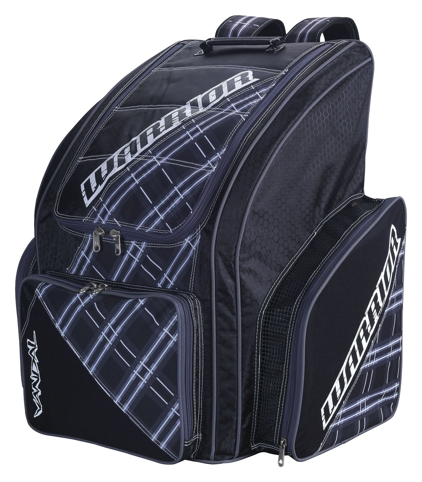 Vandal Carry Backpack, Navy with White &amp; Grey image number 2