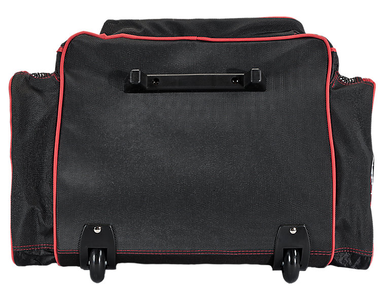 Vandal Roller Backpack, Black with Red &amp; Grey image number 4