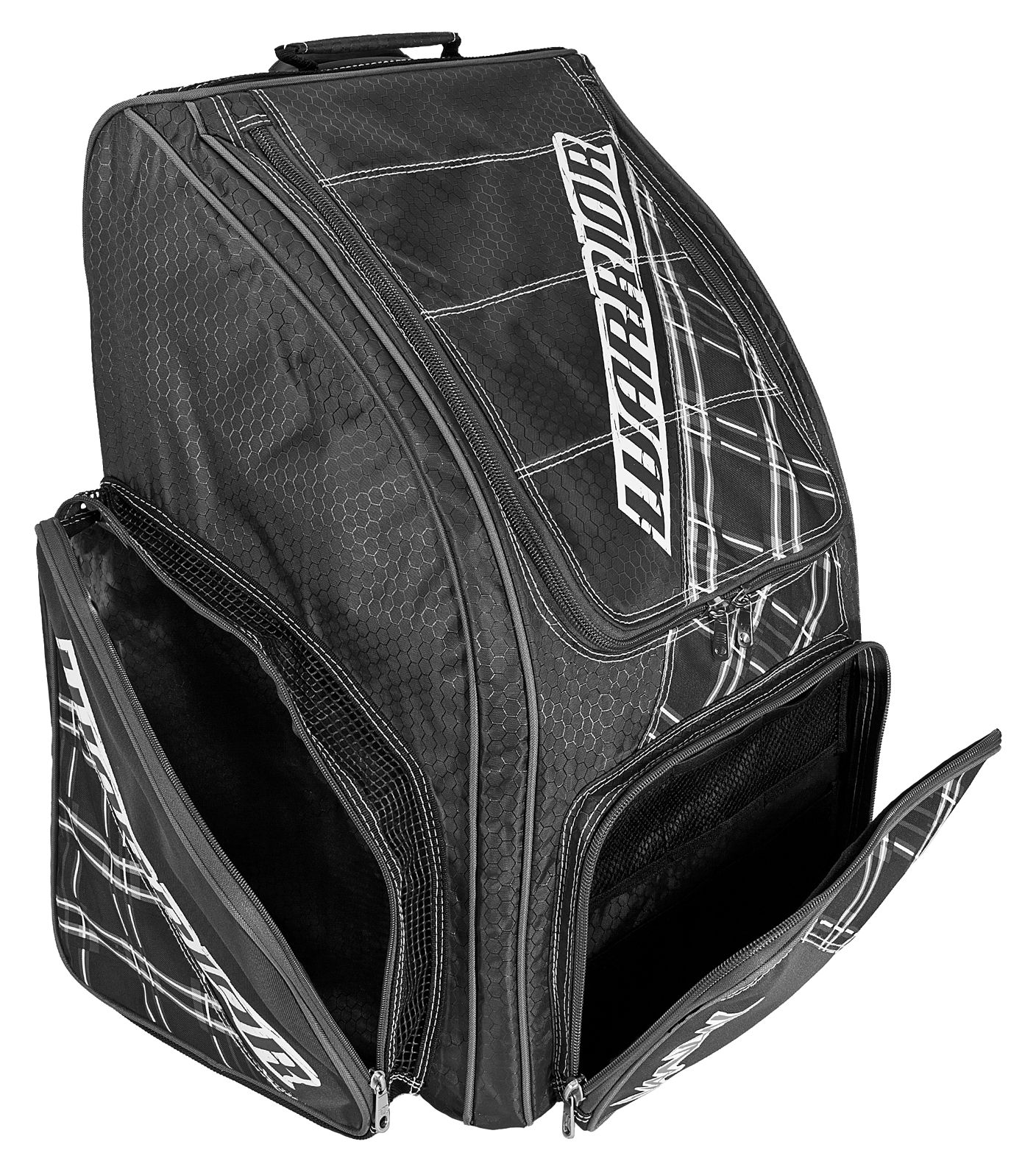 Vandal Roller Backpack, Black with White &amp; Grey image number 1