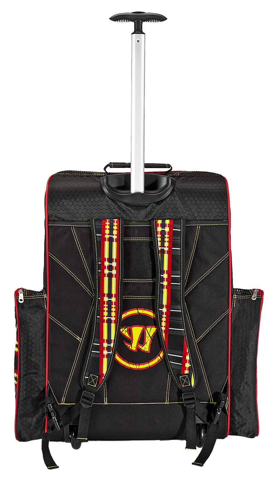 Vandal Roller Backpack, Black with Yellow &amp; Red image number 2