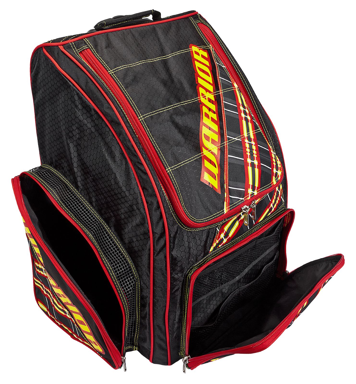 Vandal Roller Backpack, Black with Yellow &amp; Red image number 1