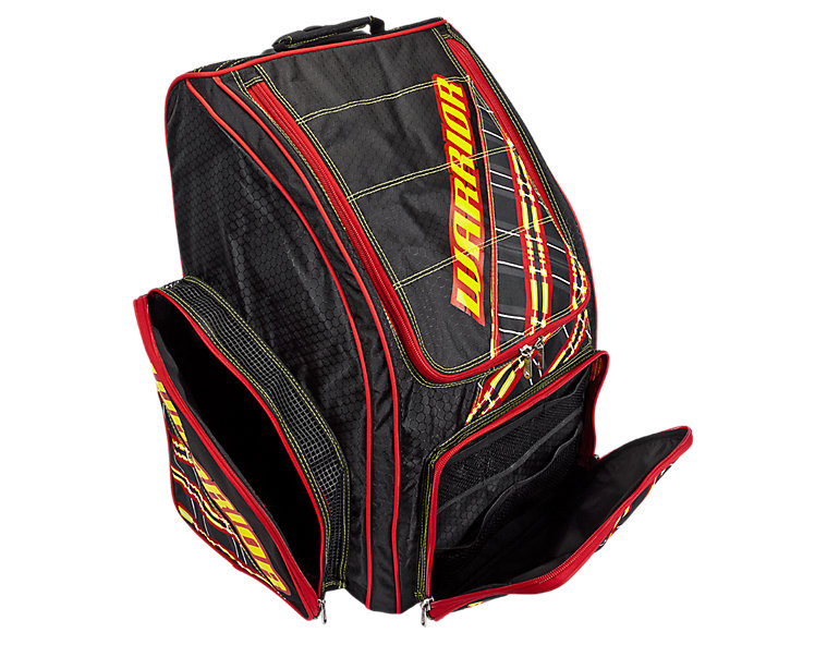 Vandal Roller Backpack, Black with Yellow &amp; Red image number 1