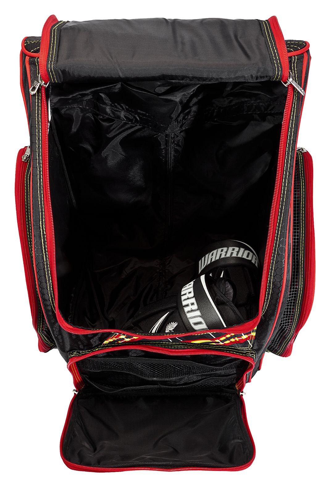 Vandal Roller Backpack, Black with Yellow &amp; Red image number 3
