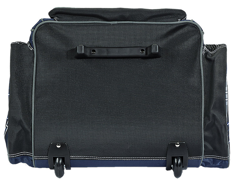 Vandal Roller Backpack, Navy with White &amp; Grey image number 4