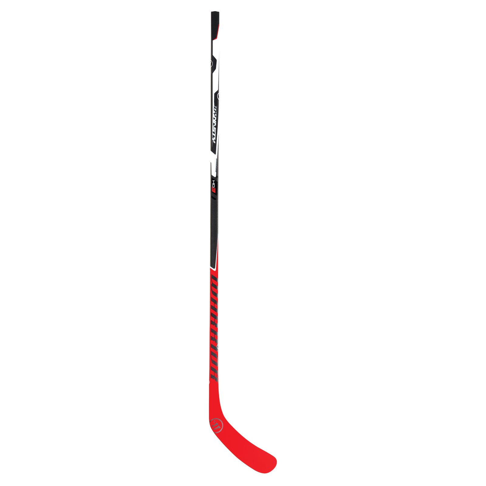 DYNASTY HD3 INTERMEDIATE GRIP HOCKEY STICK, Black with White & Red image number 1