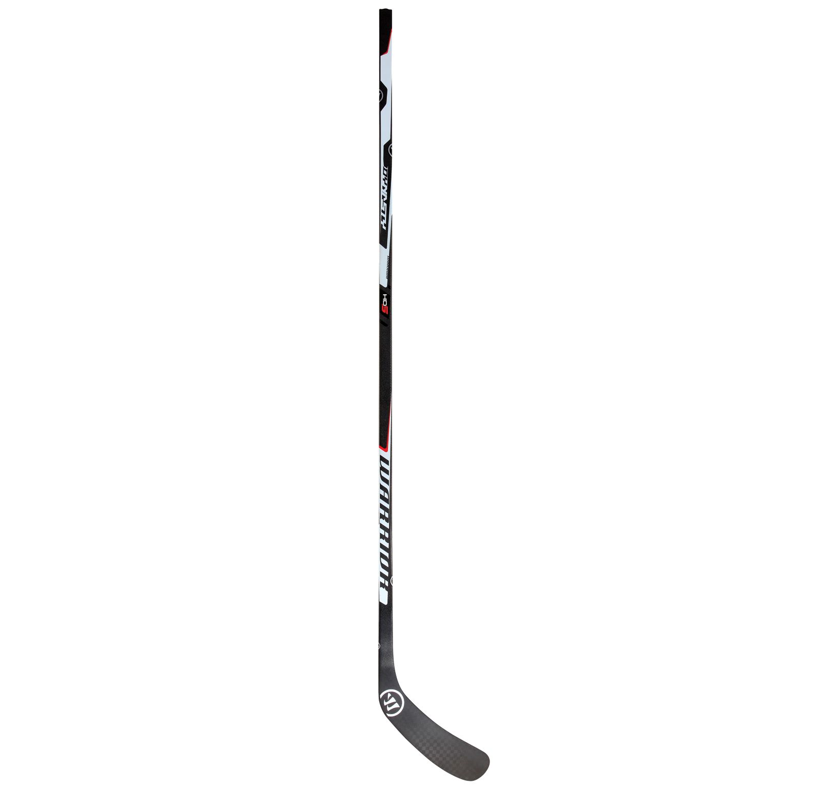 DYNASTY HD5 SENIOR GRIP HOCKEY STICK, Black with Red & White image number 1