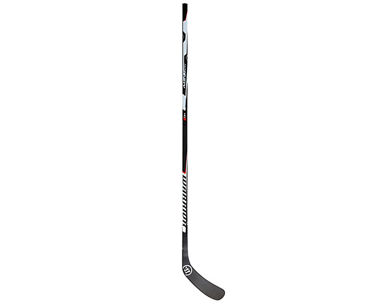 DYNASTY HD5 SENIOR GRIP HOCKEY STICK, Black with Red & White image number 1
