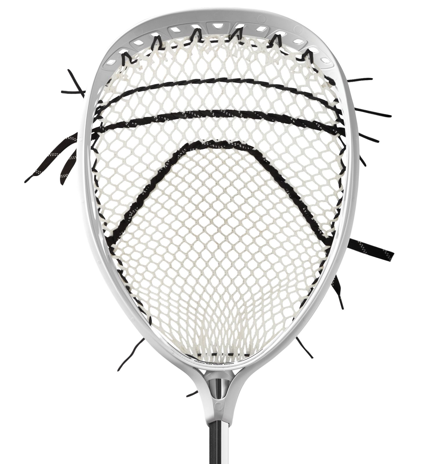 Eraser -Strung Hard Mesh, White with Black image number 0